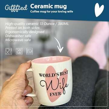 Best Wife Ever Mug & Cozy Socks Gift Set for Her
