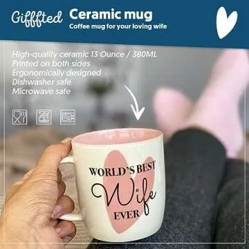 Best Wife Ever Mug & Cozy Socks Gift Set for Her