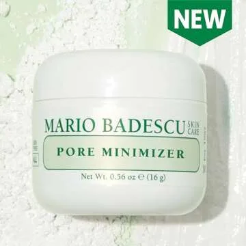 Mario Badescu Pore Minimizer, Powder to Paste Skin Care Facial Pore Cleansing Mask, 0.56 Oz