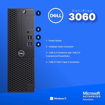 Dell OptiPlex 3060 Desktop with Intel i5 & Office Bundle