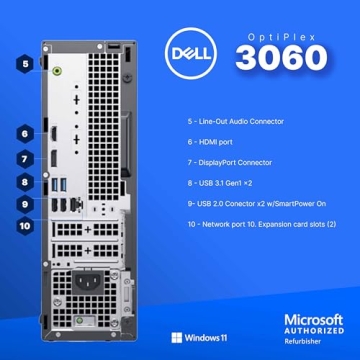 Dell OptiPlex 3060 Desktop with Intel i5 & Office Bundle