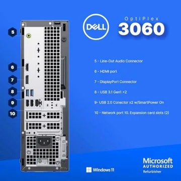 Dell OptiPlex 3060 Desktop with Intel i5 & Office Bundle