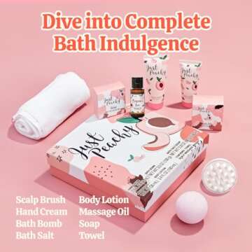 Indulge with BFFLOVE Bath Gifts for Women - 8pc Set
