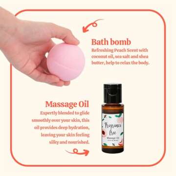 Indulge with BFFLOVE Bath Gifts for Women - 8pc Set