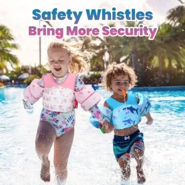 HeySplash Kids Swim Vest Adjustable Safe Durable Blue Shark