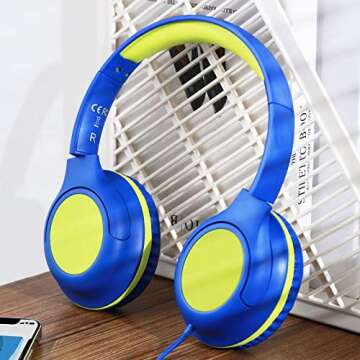 Olitec Kids Over-Ear Headphones for School & Travel