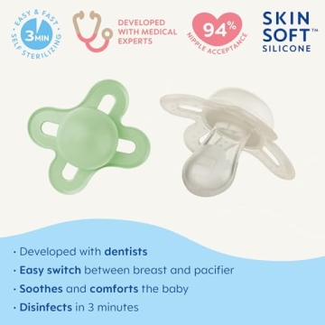 MAM Original Start Matte Pacifier for Breastfed Babies