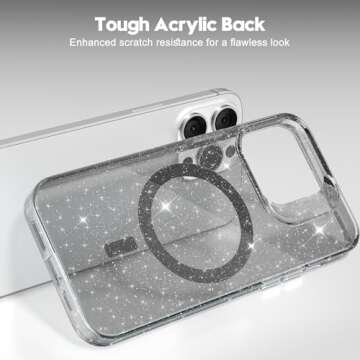 oakxco iPhone 15 Pro Case - Glitter MagSafe Compatible