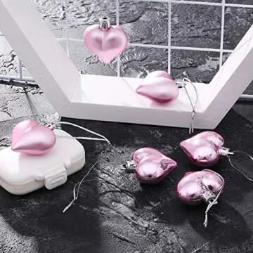 Boao Heart Shaped Ornaments for Valentine's Day Decor