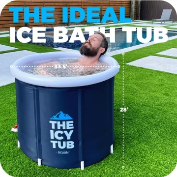 Icy Tub Portable Ice Bath for Athletes Recovery Therapy