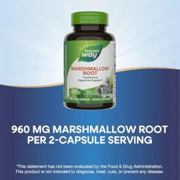 Nature's Way Marshmallow Root for Digestive Support 100 Caps