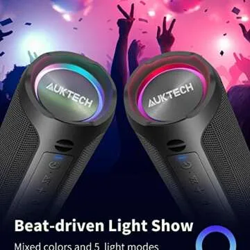 Bluetooth Speaker with 24W Loud Sound & Bass
