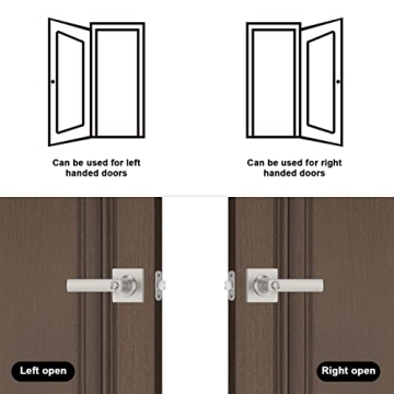 BAOLONG Stylish Square Door Levers for Modern Homes