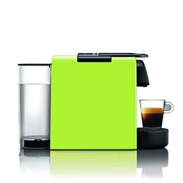 Nespresso Essenza Mini Original Espresso Machine by De'Longhi, 1.3 liters, Lime