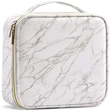 Stagiant Marble Makeup Bag Large Travel Organizer