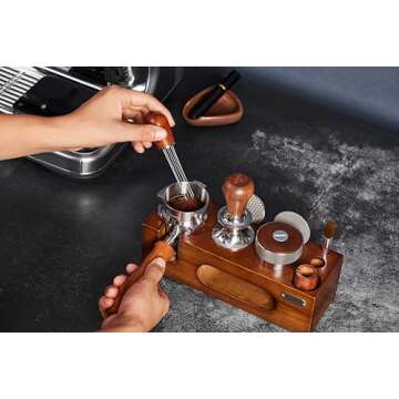 Teyearlife 54mm Bottomless Portafilter Replacement for Breville Portafilter Fits Barista Express(BES...