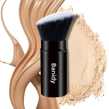 Travel-Friendly Makeup Brush Kabuki Face Brush Portable