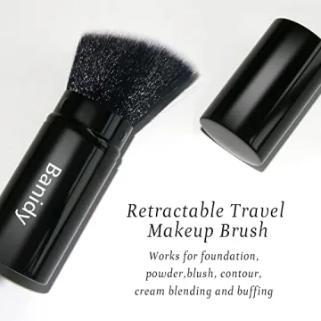 Travel-Friendly Makeup Brush Kabuki Face Brush Portable