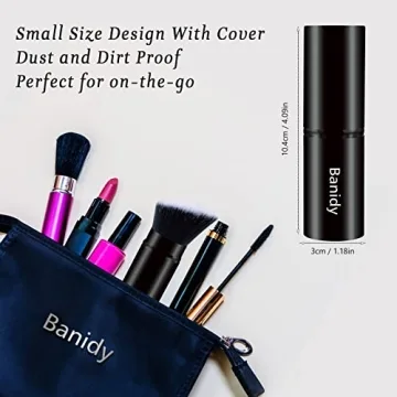 Travel-Friendly Makeup Brush Kabuki Face Brush Portable