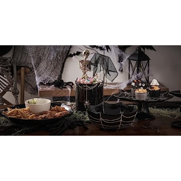 Bico Halloween Spider Web Ceramic Cake Stand Safe Stylish