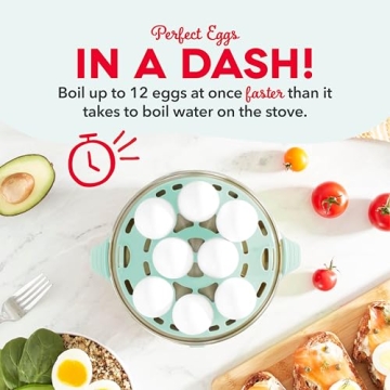 DASH Deluxe Rapid Egg Cooker - Quick, Easy Cooking Solutions