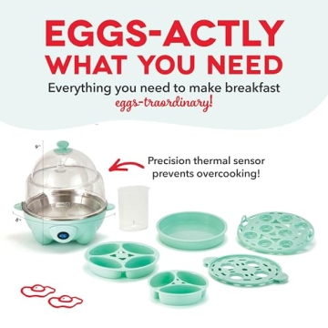DASH Deluxe Rapid Egg Cooker - Quick, Easy Cooking Solutions