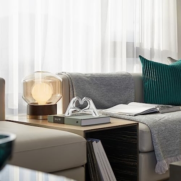 FJS Silver Heart Hands Sculpture - Elegant Home Decor Gift