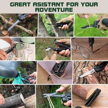 MOSSY OAK 19-in-1 Multitool: Stainless Steel Survival Tool