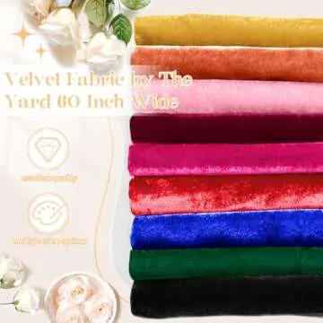 Luxury Stretch Velvet Fabric by P Pothuiny - 5 Yards