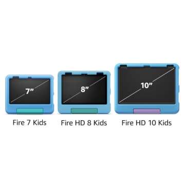 Amazon Fire HD 8 Kids tablet, ages 3-7. Top-selling 8" kids tablet on Amazon - 2022. Ad-free content with parental controls included, 13-hr battery, 32 GB, Disney Mickey Mouse