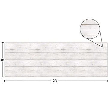 Versatile White Shiplap Bulletin Board Roll for Classrooms
