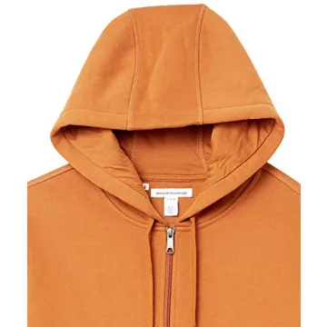 Amazon Essentials Men's Full-Zip Fleece Hoodie for Comfort
