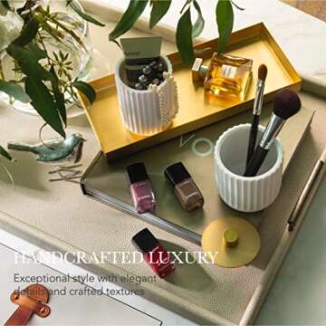 Bathroom Accessory Set, Gold Bathroom Accessories, White Bathroom Accessories Sets Complete, Farmhouse Bathroom Decor, Bathroom Soap Dispenser Set, Boho