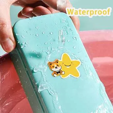 QYH Premium Printable Vinyl Sticker Paper - 50 Matte White Waterproof Decal Paper Sheets for Inkjet Printer Standard Letter Size 8.5"x11"