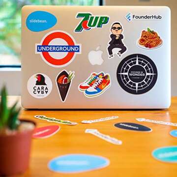 QYH Premium Printable Vinyl Sticker Paper - 50 Matte White Waterproof Decal Paper Sheets for Inkjet Printer Standard Letter Size 8.5"x11"