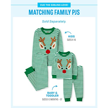 Family Matching Christmas Pajamas Snug Fit 100% Cotton