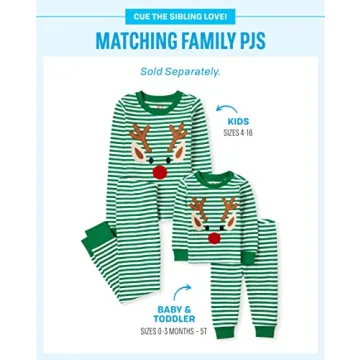 Family Matching Christmas Pajamas Snug Fit 100% Cotton