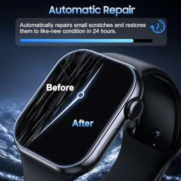 Uyiton Screen Protector for Apple Watch 10 46mm - Bubble-Free Protection