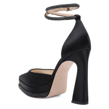 Elegant XYD Women's Block High Heels for Evening Events