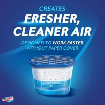DampRid Fragrance Free Disposable Moisture Absorber with Activated Charcoal, 18 oz (Pack of 3) Moisture Absorber & Odor Remover, Lasts Up To 60 Days, No Electricity Required