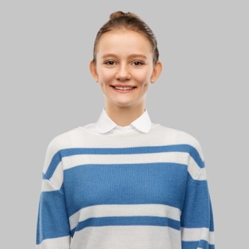 Elegant Fake Collar Detachable Dickey Blouse for Women