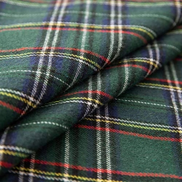 MIULEE Scottish Tartan Plaid Pillow Covers Set of 2