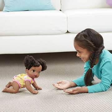 Interactive Baby Alive Baby Go Bye Bye Doll - African American