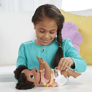 Interactive Baby Alive Baby Go Bye Bye Doll - African American