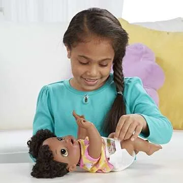 Interactive Baby Alive Baby Go Bye Bye Doll - African American