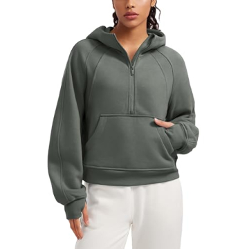 Cozy CRZ YOGA Fleece Lined Sweatshirt for Women