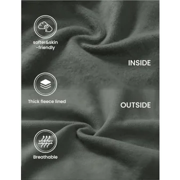 Cozy CRZ YOGA Fleece Lined Sweatshirt for Women