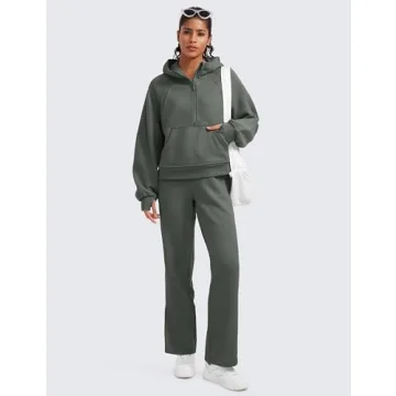 Cozy CRZ YOGA Fleece Lined Sweatshirt for Women