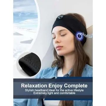 Wireless Headband Earphones for Sleep & Sports