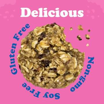 Alyssa’s Oatmeal Bites ⎸ Gluten Free Cookies, Healthy Snacks from The Bakery ⎸ Sugar Free Soft Cookies, Low Carb, Keto Protein Snacks ⎸ Gluten Free Snacks for Kids ⎸ 8 Cookies per Box, 1 Pack